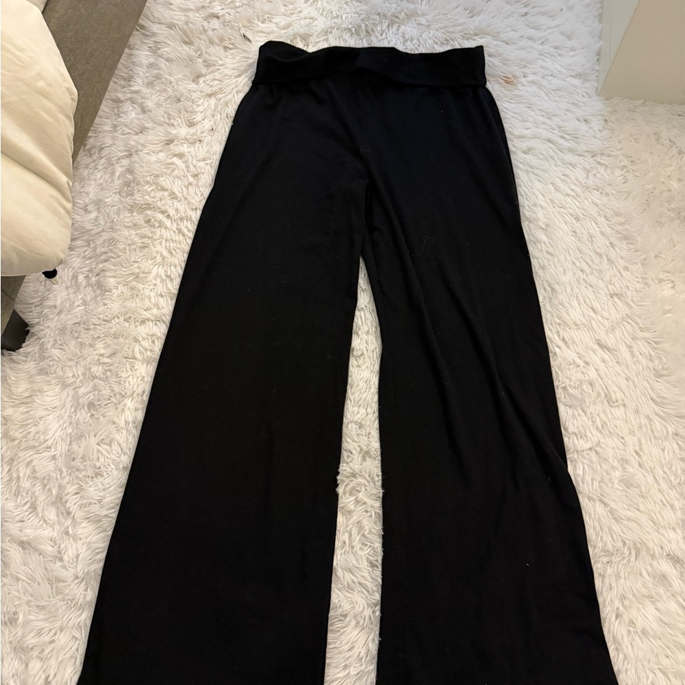 Black Wide-Leg Pants